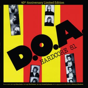 D.O.A. - Hardcore 81 (black vinyl edition)
