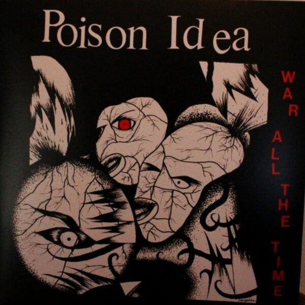 Poison Idea - War All The Time (Red, Dark vinyl)