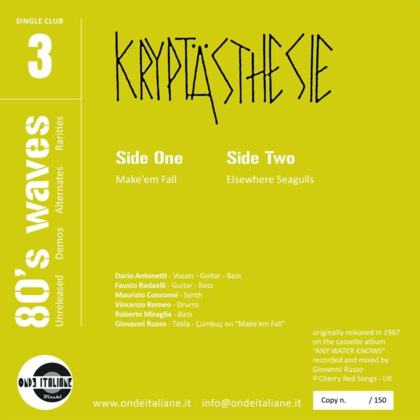 Kryptästhesie - Any Water Knows - Image 2
