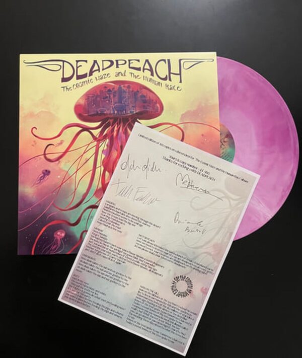 Deadpeach – The Cosmic Haze And The Human Race (Purple and white galaxy/marble vinyl) - immagine 2