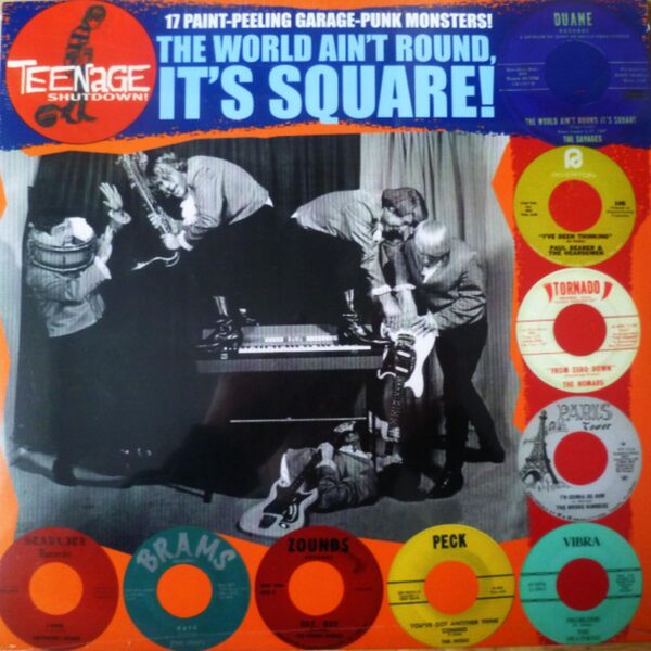 AA VV - The World Ain't Round, It's Square! (17 Paint-Peeling Garage-Punk Monsters!!!)