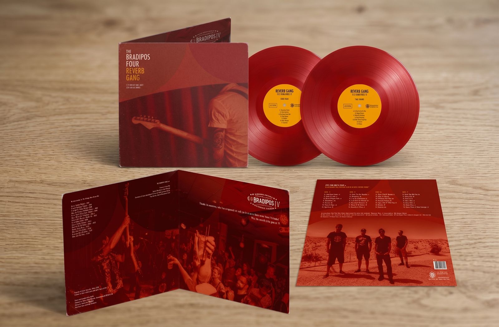 The Bradipos IV - Reverb Gang (Red vinyl) - immagine 3
